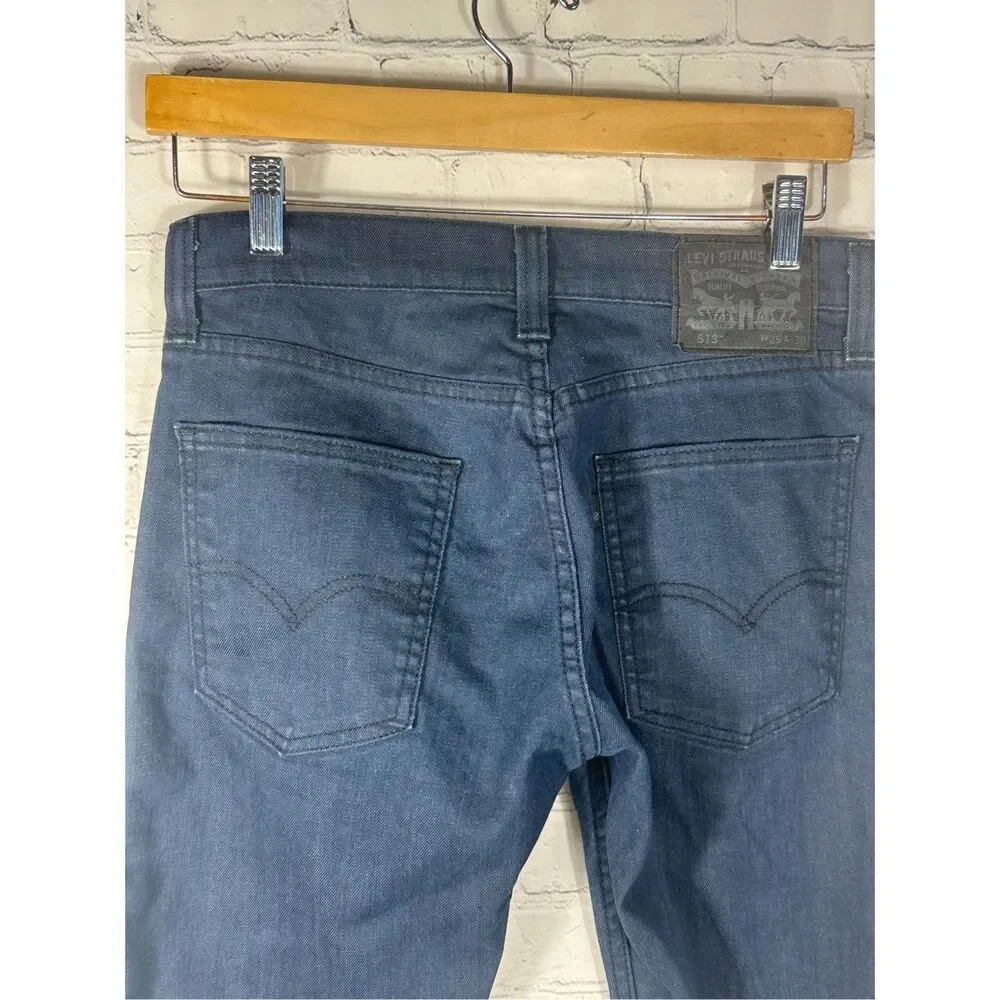 Levi’s 513 Jeans‎ Mens 29 Blue Slim Straight Denim